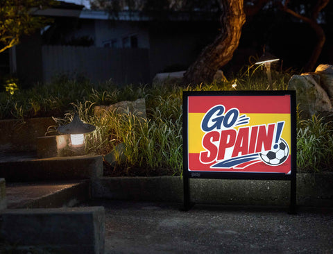 Go Spain! Soccer Yardsy Sign yard sign