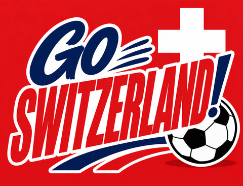 Go Switzerland! Soccer Yardsy Sign yard sign