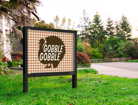 Gobble Gobble Yardsy Sign Yard