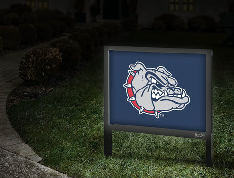 Gonzaga Bulldog Mascot Blue Walkway