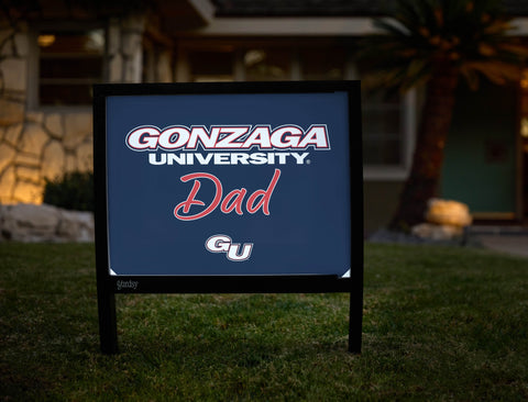 Gonzaga Dad Yardsy Sign yard sign