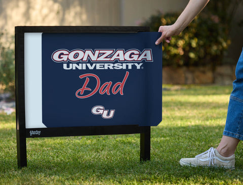 Gonzaga Dad Yardsy Sign yard sign