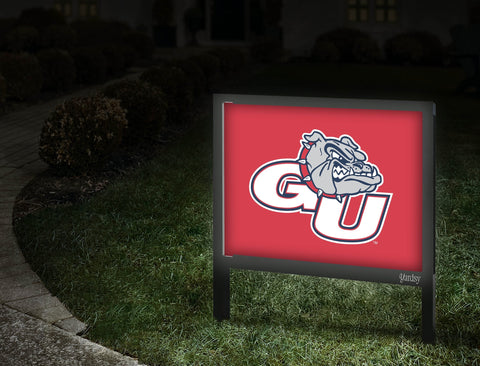 Gonzaga GU Bulldog Red Yardsy Sign