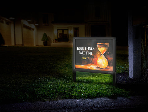 Good Things Take Time Yardsy Sign Mailbox