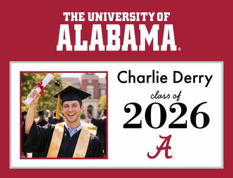 Graduate Alabama Custom Yardsy Sign yard sign