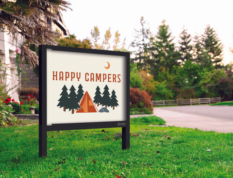 Happy Campers Yardsy Sign Yard