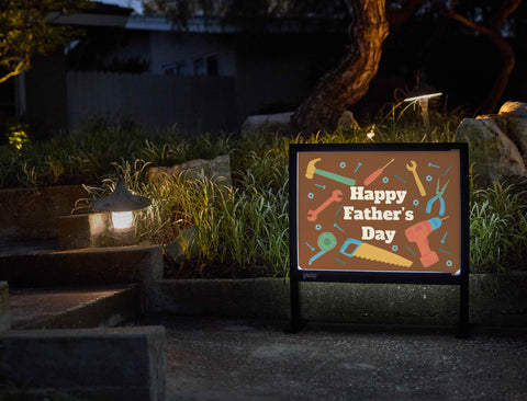 Happy Father's Day Tools Yardsy Sign yard sign