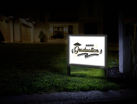 Happy Graduation Yardsy Sign Mailbox