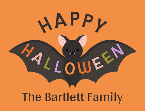 Happy Halloween Bat Custom Yardsy Sign yard sign