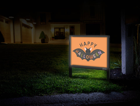 Happy Halloween Bat Yardsy Sign Mailbox