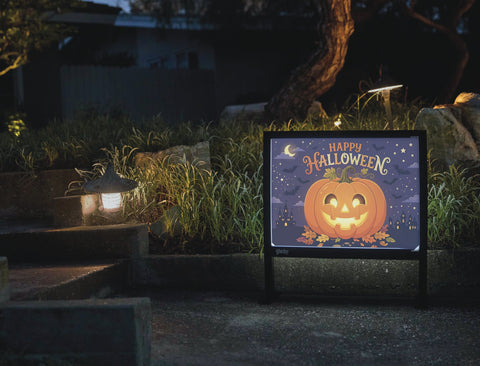Happy Halloween Jack-o-lantern Yardsy Sign yard sign