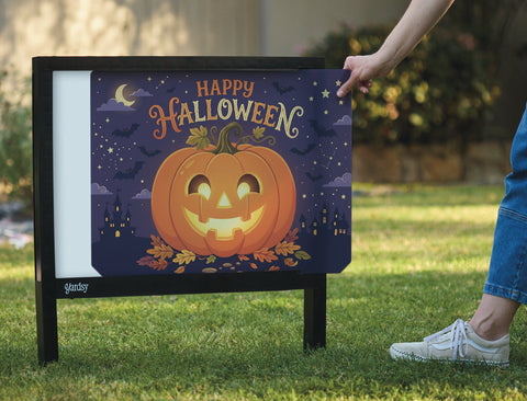 Happy Halloween Jack-o-lantern Yardsy Sign yard sign