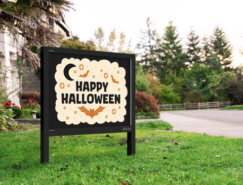 Happy Halloween Night Yardsy Sign Yard