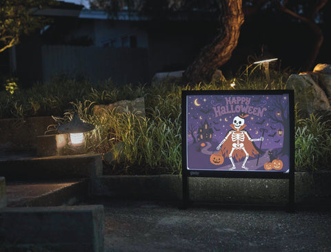 Happy Halloween Skeleton Yardsy Sign yard sign