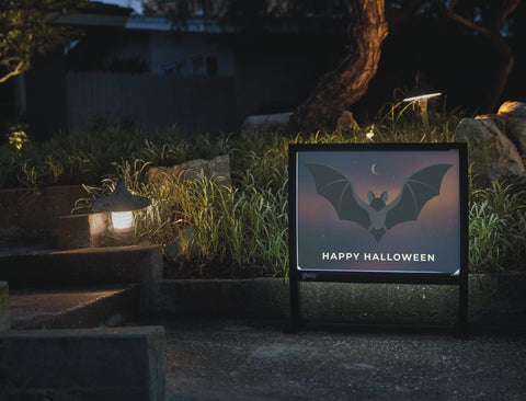 Happy Halloween Spooky Bat Yardsy Sign yard sign