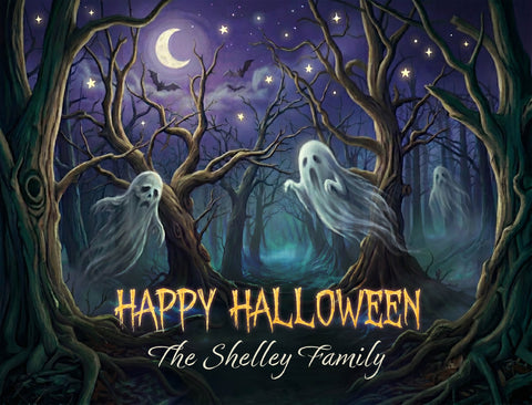 Happy Halloween Spooky Forest Custom Yardsy Sign yard sign