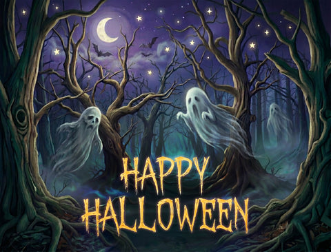 Happy Halloween Spooky Forest Yardsy Sign yard sign