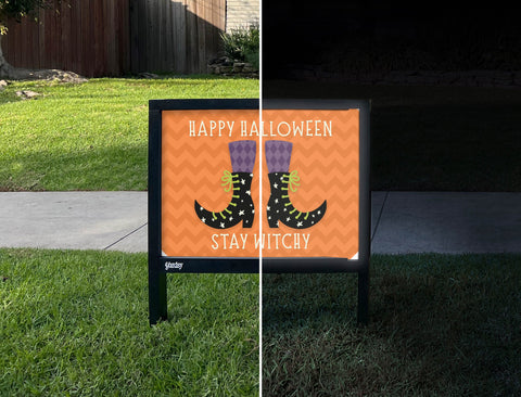 Happy Halloween Stay Witchy Yardsy Sign yard sign