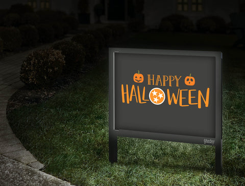 Happy Halloween Tennessee Black Orange Walkway