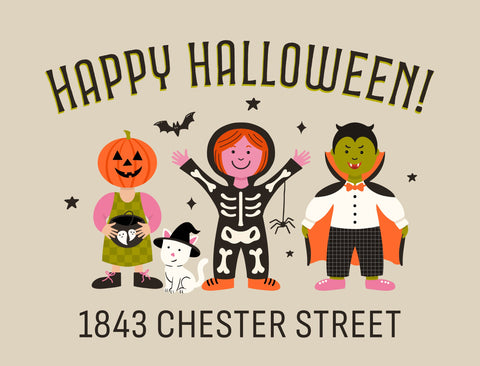 Happy Halloween Trick Or Treaters Custom Yardsy Sign yard sign