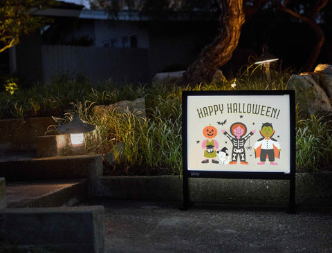 Happy Halloween Trick Or Treaters Yardsy Sign yard sign