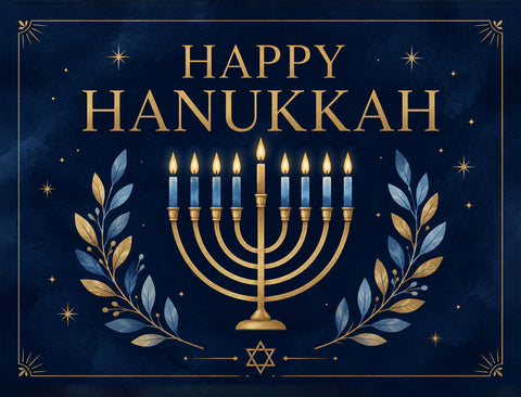 Happy Hanukkah Menorah Yardsy Sign yard sign