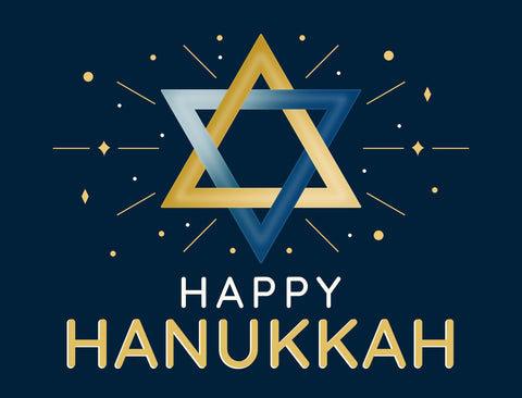 Happy Hanukkah Star Of David Yardsy Sign yard sign
