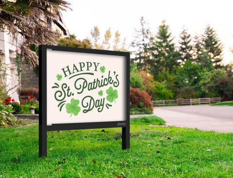 Happy St Patricks Day Yardsy Sign Yard