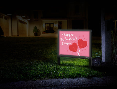 Happy Valentines Day Candy Yardsy Sign Mailbox