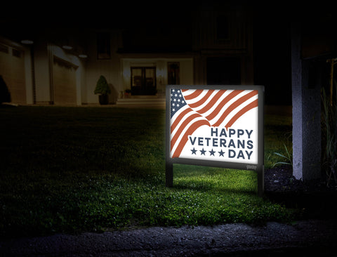 Happy Veterans Day Yardsy Sign Mailbox