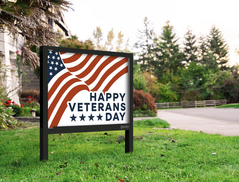 Happy Veterans Day Yardsy Sign Yard