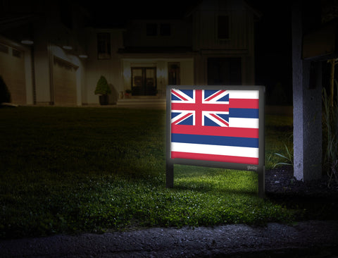 Hawaii Flag Yardsy Sign Mailbox