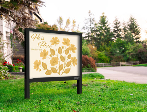 He Is Risen Yardsy Sign Yard