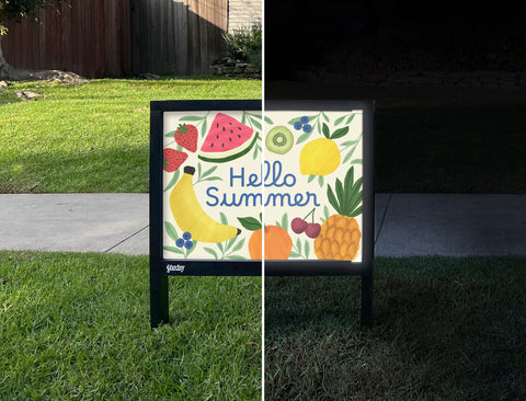 Hello Summer Fruit Yardsy Sign yard sign