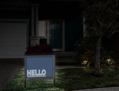 Hello Yardsy Sign Front Door