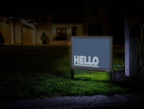 Hello Yardsy Sign Mailbox