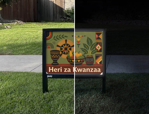 Heri Za Kwanzaa Yardsy Sign yard sign