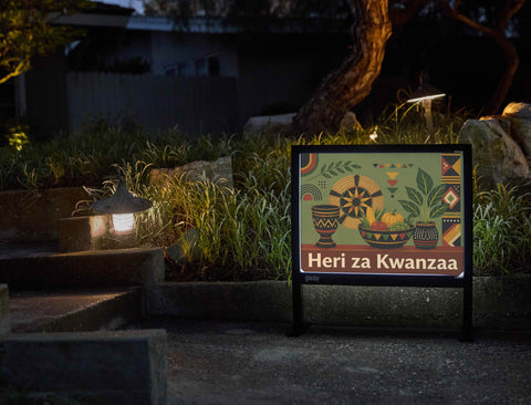 Heri Za Kwanzaa Yardsy Sign yard sign