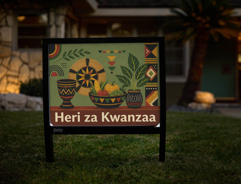 Heri Za Kwanzaa Yardsy Sign yard sign