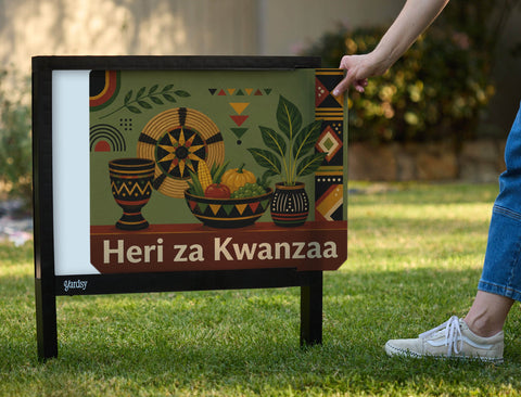 Heri Za Kwanzaa Yardsy Sign yard sign