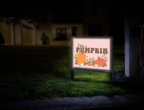 Hey Pumpkin Yardsy Sign Mailbox