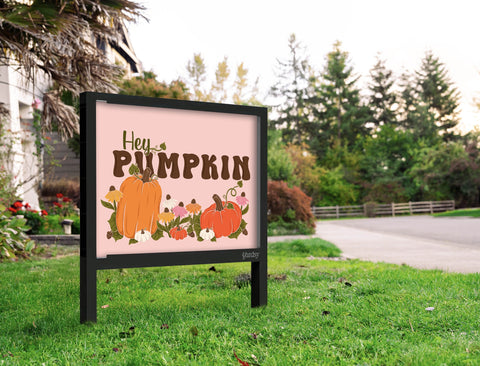 Hey Pumpkin Yardsy Sign Yard
