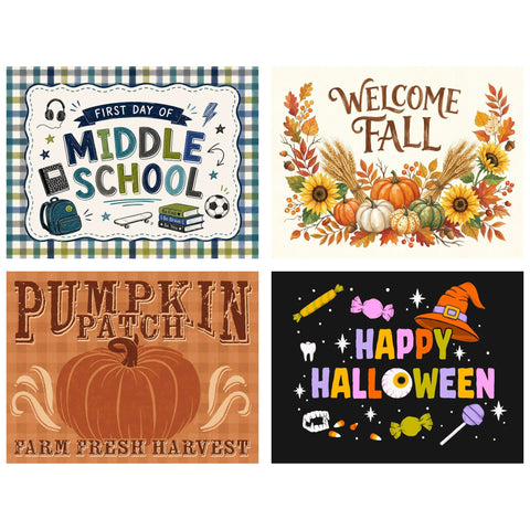 Middle School, Fall, & Halloween Bundle (Inserts Only) — bundle preview