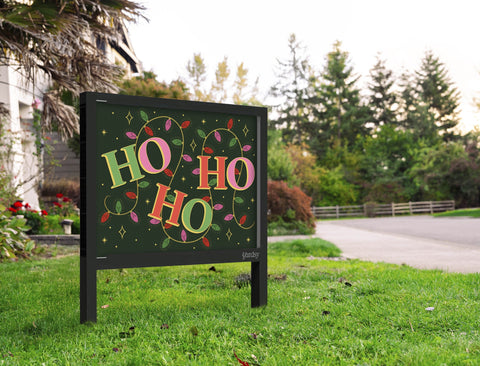 Ho Ho Ho Yard Sign Yard