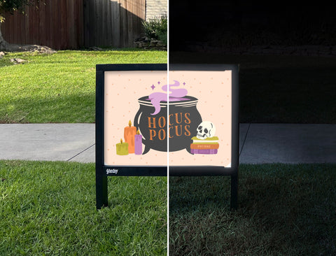 Hocus Pocus Cauldron Yardsy Sign yard sign
