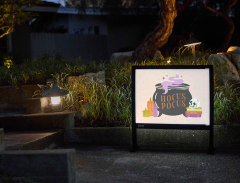 Hocus Pocus Cauldron Yardsy Sign yard sign