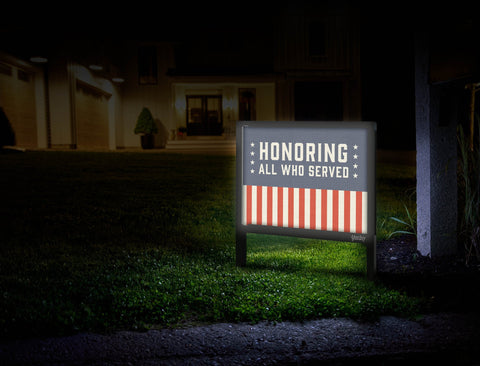 Honoring All Who Served Yardsy Sign Mailbox