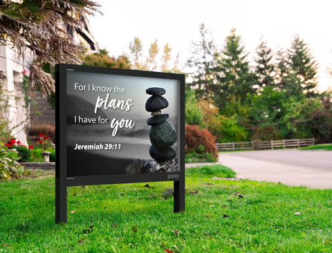 I Know The Plans I Have For You Yard