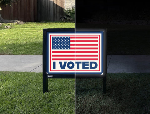 I Voted Yardsy Sign yard sign