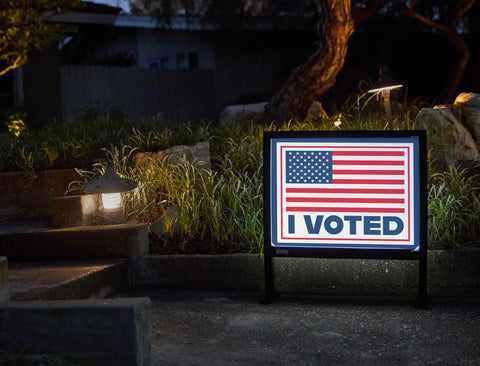 I Voted Yardsy Sign yard sign